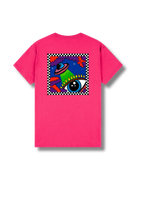 Adult graphic tee featuring the Out Of This World space-themed artwork with colourful planets, stars and cosmic illustrations.