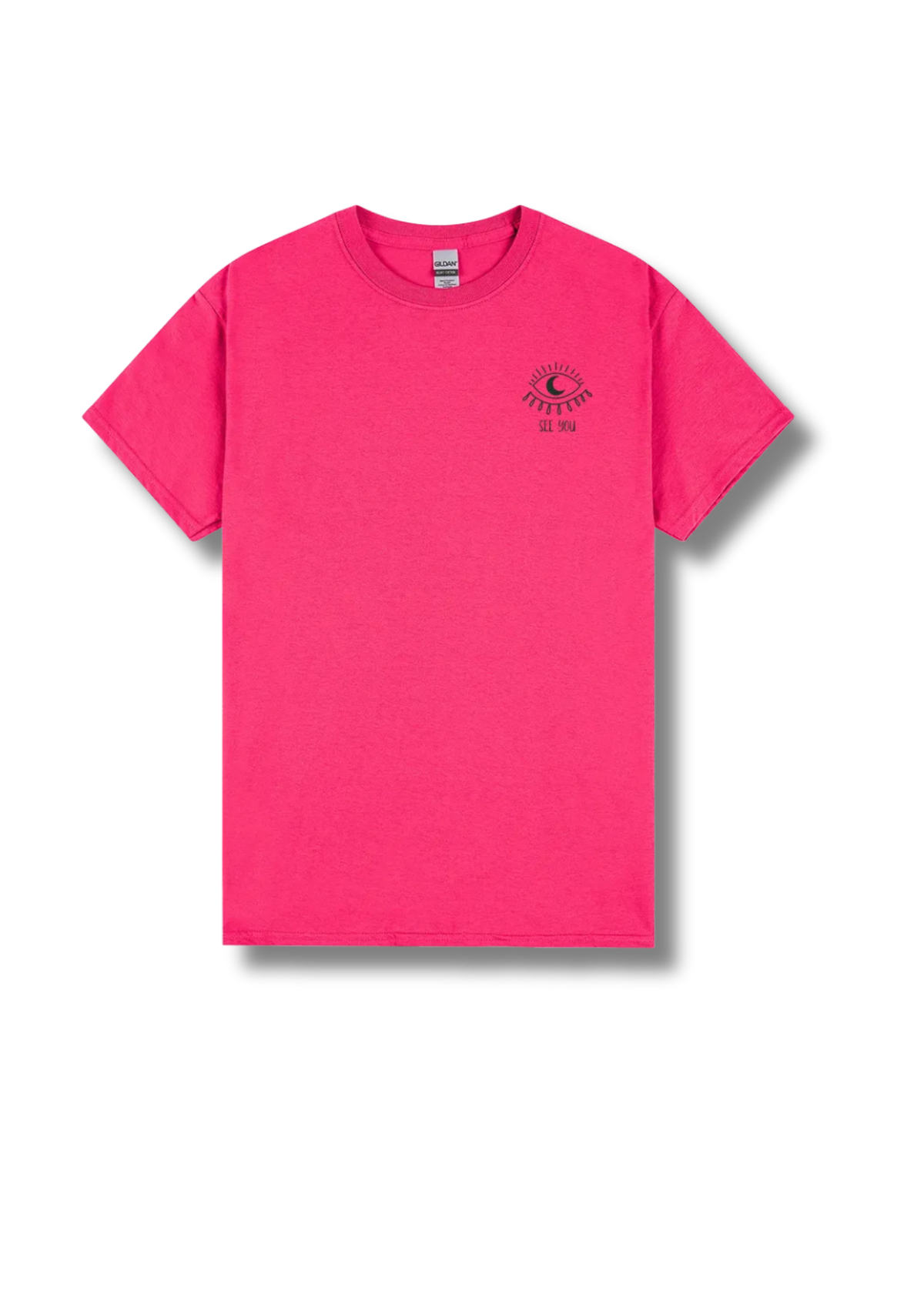 Adult graphic tee featuring the Out Of This World space-themed artwork with colourful planets, stars and cosmic illustrations.