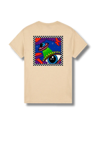 Adult graphic tee featuring the Out Of This World space-themed artwork with colourful planets, stars and cosmic illustrations.