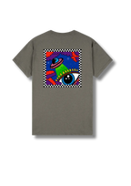 Adult graphic tee featuring the Out Of This World space-themed artwork with colourful planets, stars and cosmic illustrations.