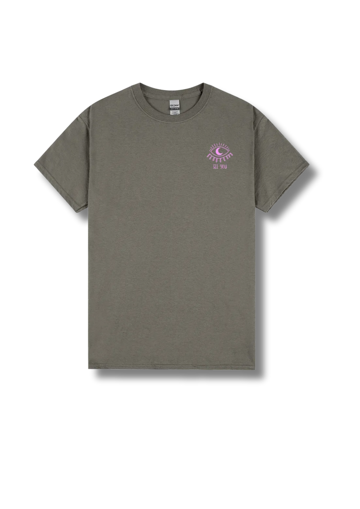 Adult graphic tee featuring the Out Of This World space-themed artwork with colourful planets, stars and cosmic illustrations.