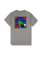 Adult graphic tee featuring the Out Of This World space-themed artwork with colourful planets, stars and cosmic illustrations.