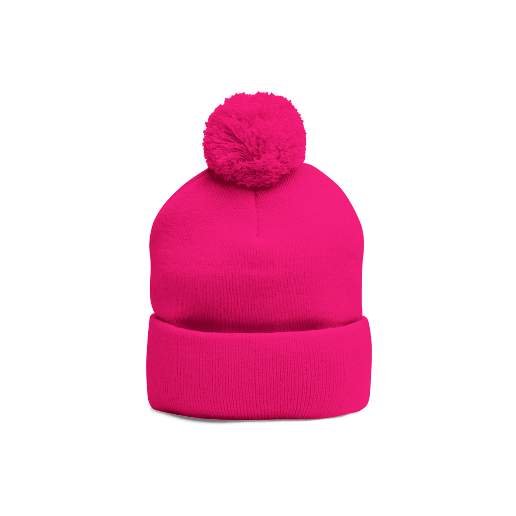 Sensory Aliens Pom-Pom Embroidered Beanie