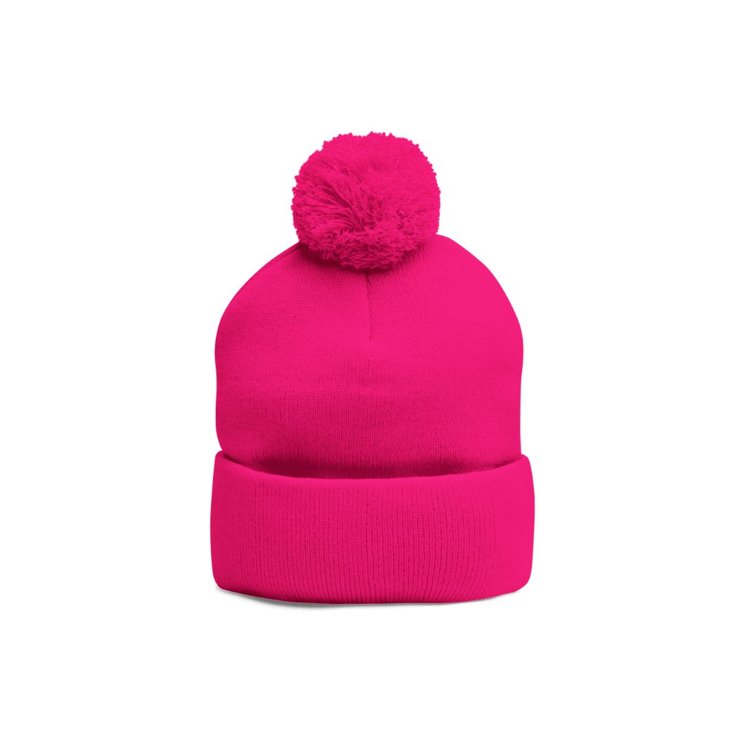 Sensory Aliens Pom-Pom Embroidered Beanie